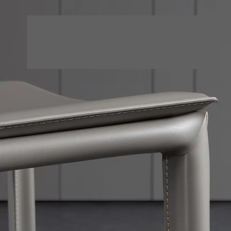 Office Chair Italian Minimalist Saddle Leather Dining Chair Modern Simple Restaurant Home Cafe Light Luxury Chairs Gaming Chair