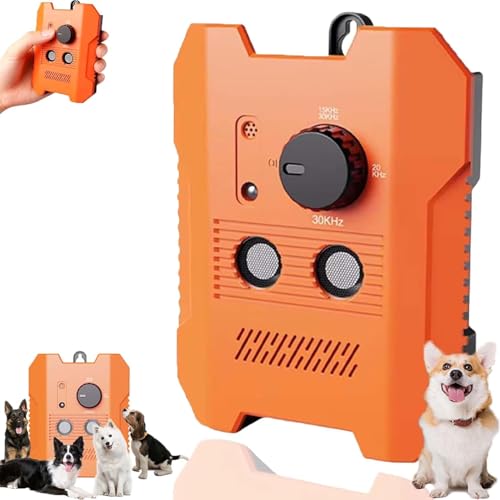 Bark Guard Pro for Dogs, 2026 New Upgrade Anti Barking Device for Dogs, 3 Modes, USB Rechargeable, 200 Foot Range Covers, Led Indicator, Suitable for Training to Improve Bad Behavior (Orange*1PC)