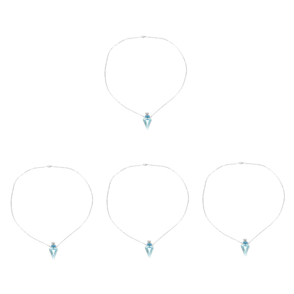 4pezzi Collana Diffusore Design Elegante e Multifunzionale Per Essenziale e Profumo Adatta Ogni Occasione