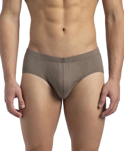 Image of Jockey 8035 Men Super Combed Cotton Solid Brief with Ultrasoft Concealed Waistband
