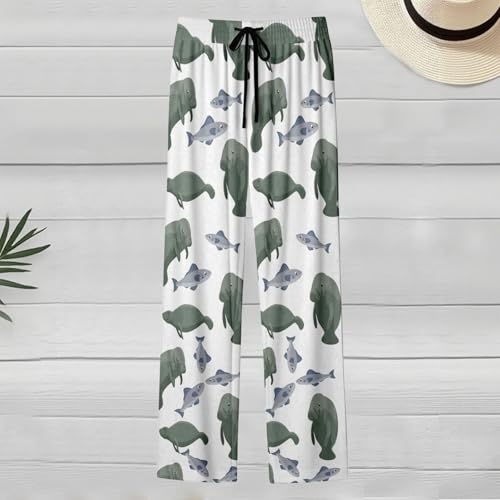 Pantalon décontracté avec taille extensible et imprimé tendance - 2