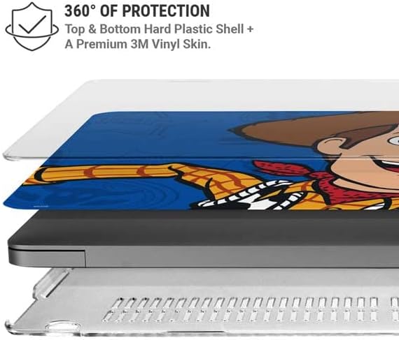 Skinit Case + Skin Compatible with MacBook Pro 14in (2021) - Officially Licensed Disney Sheriff Woody Design