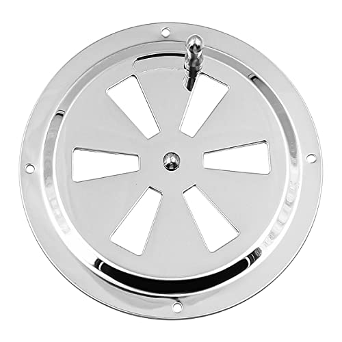 Hsthe Sea Stainless Steel Ventilation Rosettes, Pack of 2, Stainless Steel Round Ventilation Rosette - Image 2