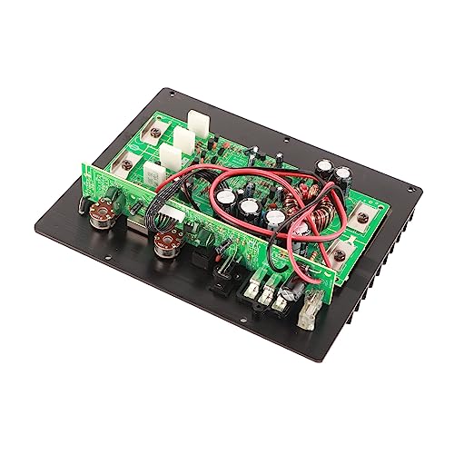 Naroote Placa Amplificadora de Coche de Alta Potencia, Subwoofer de Graves de Aleación de Aluminio de 1000W, Frecuencia Amplia, para Altavoces de Graves de 8-12 Pulgadas