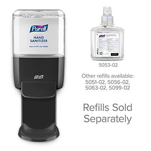 Image of PURELL ES4 Manual Hand Sanitizer Dispenser, Graphite, Compatible with 1200 mL PURELL ES4 Hand Sanitizer Refills (Pack of 2) - 5024-01