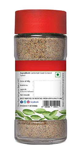 Image of Keya Cardamom Seed Powder 50gm | Only Seeds No Husk | Elaichi Powder | Exotic Spices | Aromatic, Finely Ground, Non-GMO | Ideal for Exquisite Flavoring | 50g (Pack of 2)