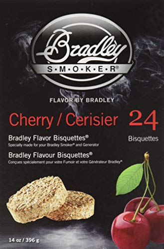 Bradley Smoker 106690 Cherry Bisquettes Smoker, 24-Pack