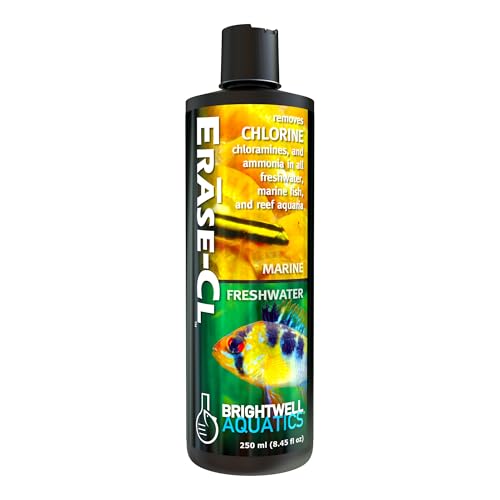Image of Brightwell Aquatics Erāse-Cl Aquarium Water Conditioner & Detox, 250 ml