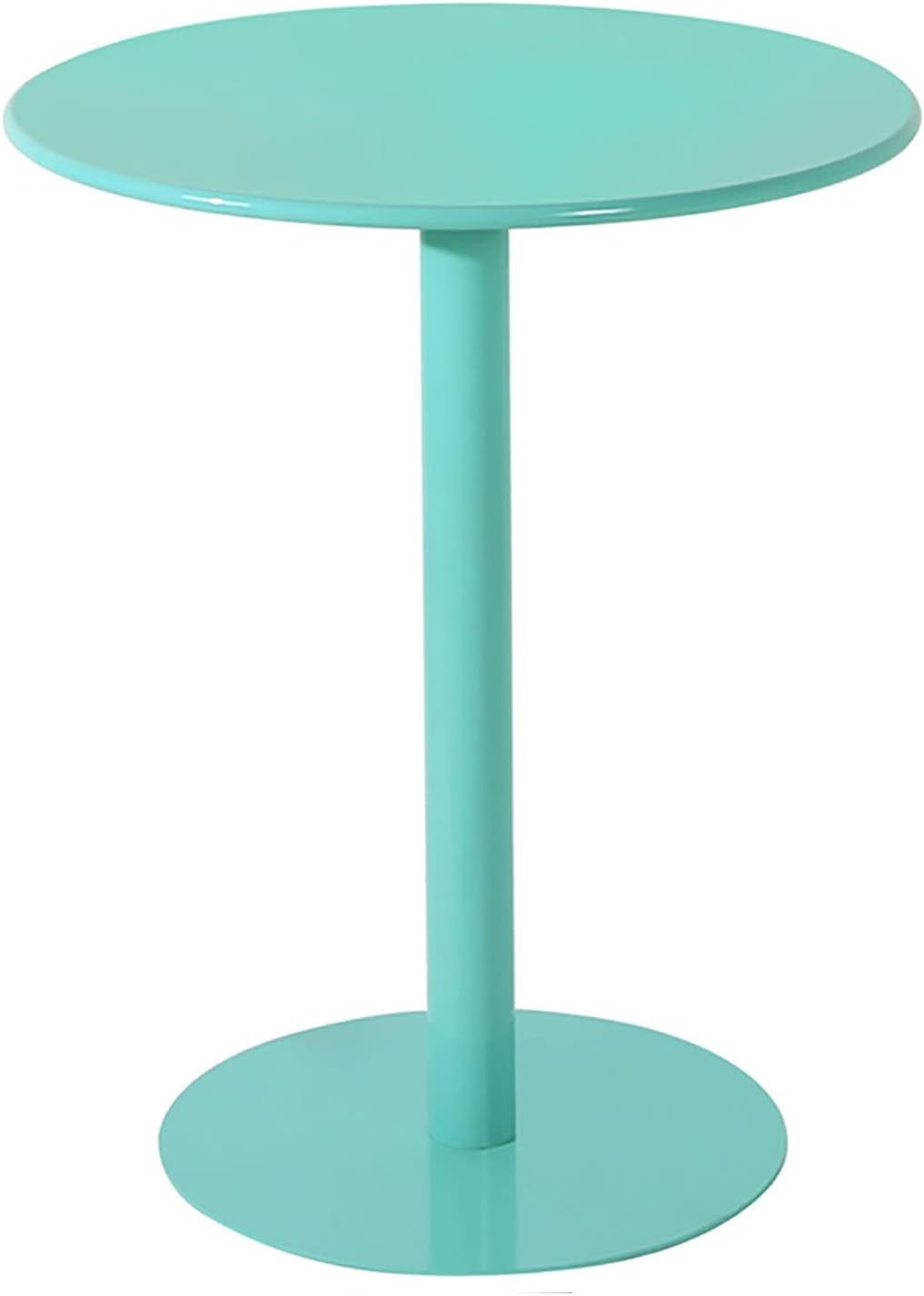 60x73cm Round Coffee Table, Small Round Iron Table, Small Scandinavian
