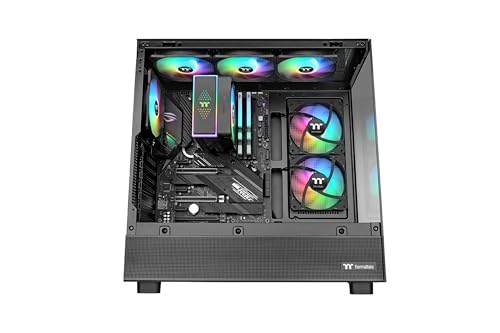 Image of Thermaltake LE120 ARGB PWM Fan (3 Pack), PWM controlled 500~1500 rpm, 5V Motherboard Sync, 16.8 Million Colors 9 Addressable LEDs, Airflow 66.1 CFM, 120mm Hydraulic Bearing, Case Fan, CL-F204-PL12SW-A