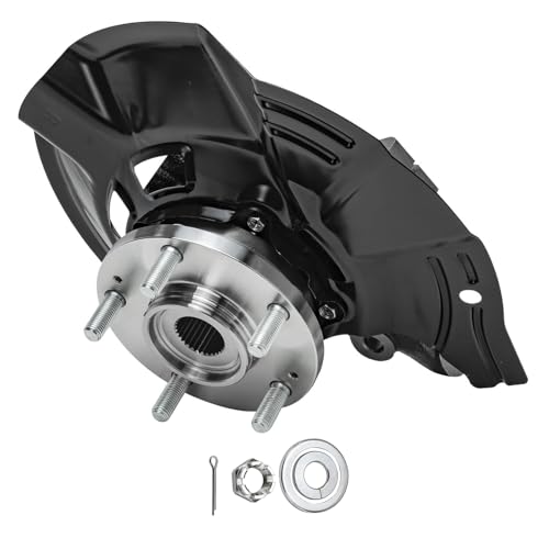 Image of Detroit Axle - 2.0L Front Right Steering Knuckle for 2011 Kia Optima, Passenger Side Steering Knuckle & Wheel Bearing Hub Assembly Replacement