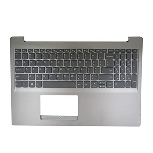 Replacement Laptop Upper Case Cover C Shell & Keyboard for Lenovo ideapad S145-15API S145-15AST S145-15IGM S145-15IIL S145-15IKB S145-15IWL Color Silver