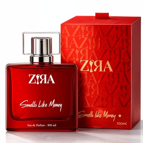 Image of ZIRA Smells Like Money Eau de Parfum - Spicy Woody Fragrance for Men & Unisex, Cardamom & Black Pepper Notes, Suitable for Daily or Formal Use (100ml)