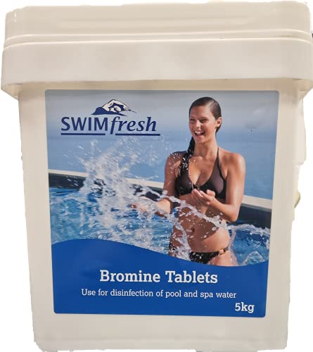 Swimfresh Bromine Tablets 5KG for Swimming Pools Spa/Hot tubs