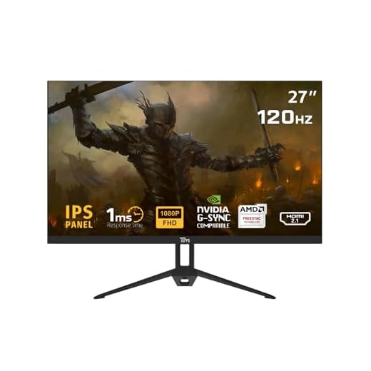 تويستيد مايندز شاشة العاب TM27FHD120IPS من سلسلة ايكو 27 انش FHD، 120 هرتز، 1 مللي ثانية، HDMI 2.1، DP 1.4، شاشة فائقة السلاسة، خالية من الوميض، ضوء ازرق منخفض، اطار رفيع، شاشة العاب سوداء
