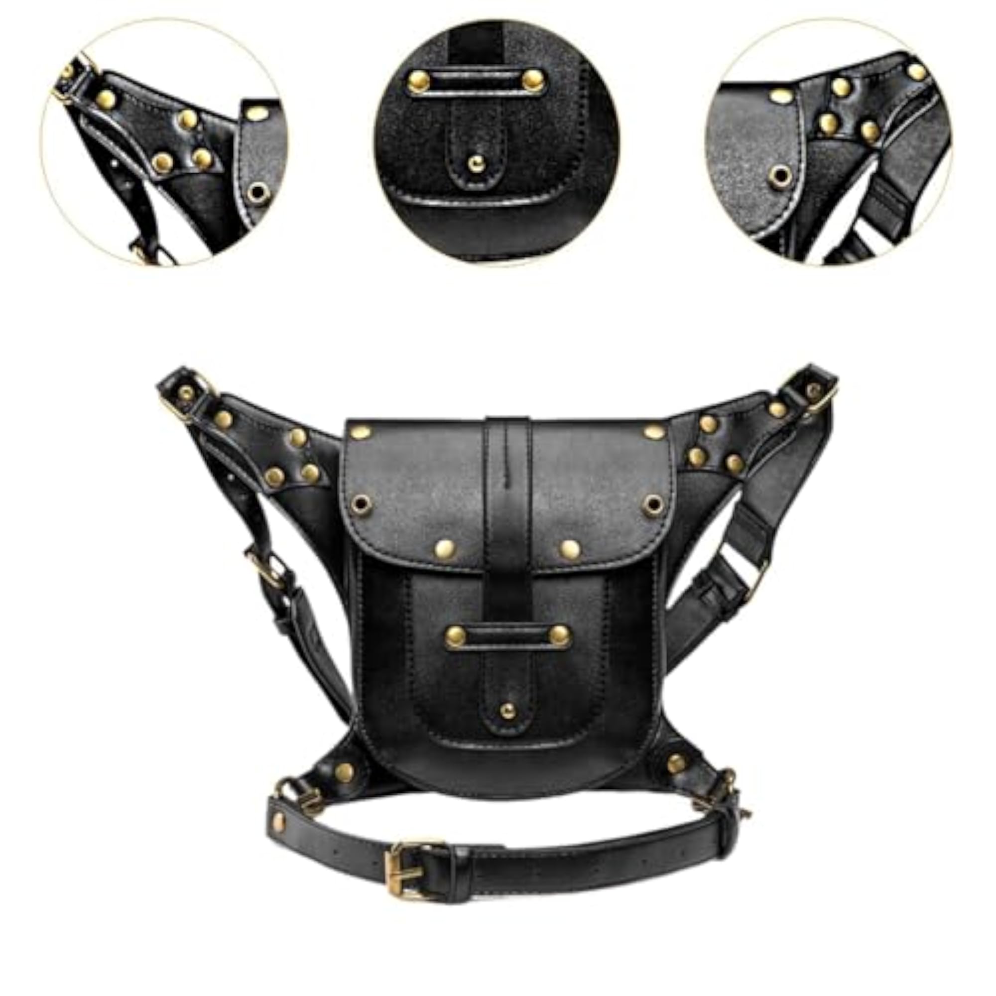 Fashion Punk Rock Fanny Pack for Travel