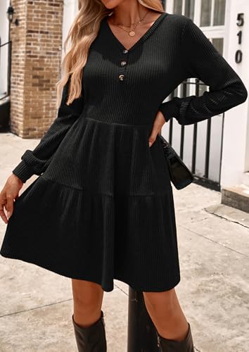 Robe pull à manches longues Kate Kasin : style et confort thermique