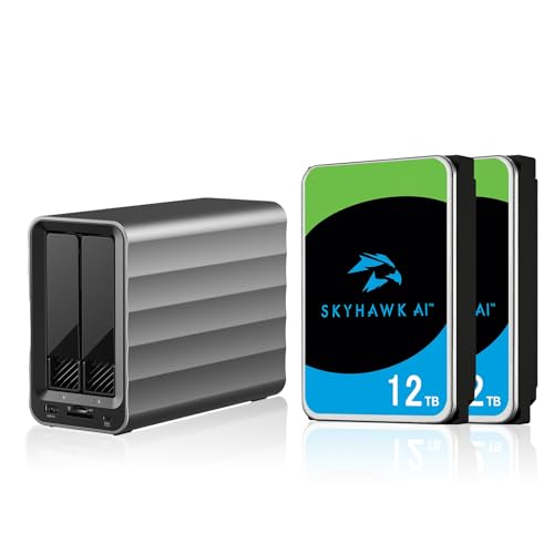 Amazon | 【HDD 12TB×2台付属】hdd 7200rpm,2.5/3.5インチ両対応 け