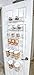 Smart Design Over The Door Adjustable Pantry Organizer Rack w/ 6 Adjustable Shelves - Steel Metal - Hanging - Wall Mount - Cans, Spice, Storage, Closet - Kitchen [White]