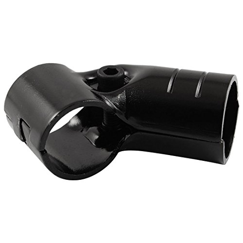 Uxcell Double Port Pipe Clamp Clip Lean Tube 45 Degree Connector, 1.1 inch