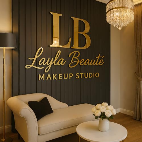 Custom Business Logo Sign, Personalized Laser Cut 3D Acrylic Signs