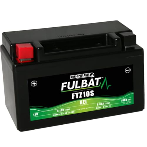 FULBAT - Batteria moto Fulbat gel FTZ10S/YTZ10S 12 V 9,1 AH 190 A