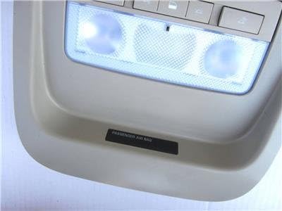 General Motors OEM 2011 Chevy Volt Gray Overhead Center Console With Parking Assist Dome Light