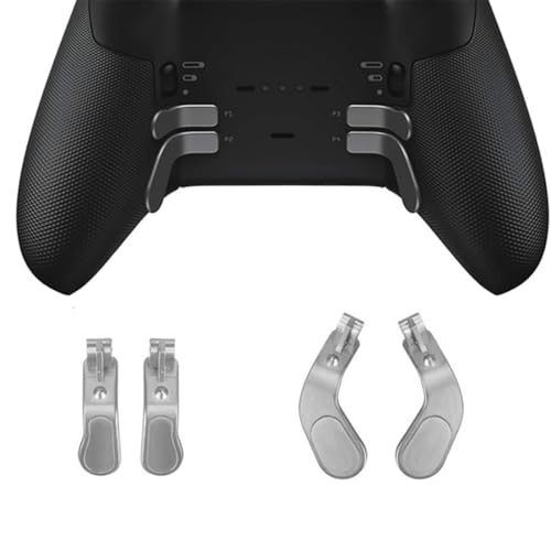 Image of Metal Thumb sticks Controller Replacement Accessories for Xbox One Elite Series 2, 16 in 1 Replacement Magnetic Buttons Kit Includes 6 Joysticks, 4 Paddles, 2 D-Pads, 4 Tools