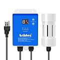 Salt Chlorine Generator, Briidea Chlorine Generator with USA Titanium Salt Cell, Designed for Hot Tubs & Swim Spas, Up to 2000 Gallons, Chemical-Free