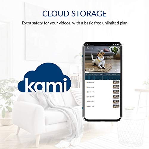 KAMI Security Camera with Face Detection by YI Technology, 1080p Wifi Home Camera Indoor, Human and Sound detection, Motion Alerts, Night vision, Cloud storage, support micro SD card, Works with Alexa - Image 5