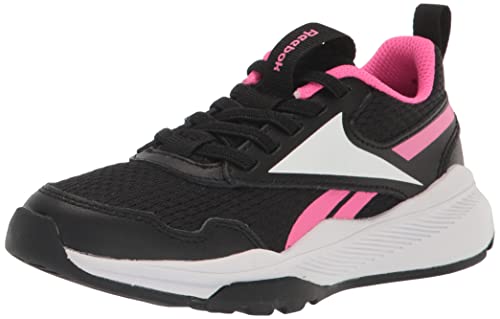 Reebok Girls XT Sprinter 2.0 Running Shoe, Black/White, 11 Little Kid