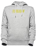 Curioso A Un Pared Unisexo Gris Sudadera con Capucha Hombre Mujer Unisex Grey Jumper Men's Women's