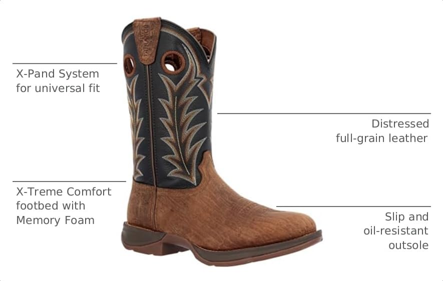 Image of Durango Men's Rebel By Durango Oak Bark Western Boot