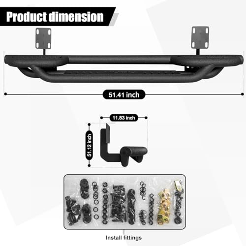 Estribos laterales para Ford F250 F350 1996-2016 miniatura 2