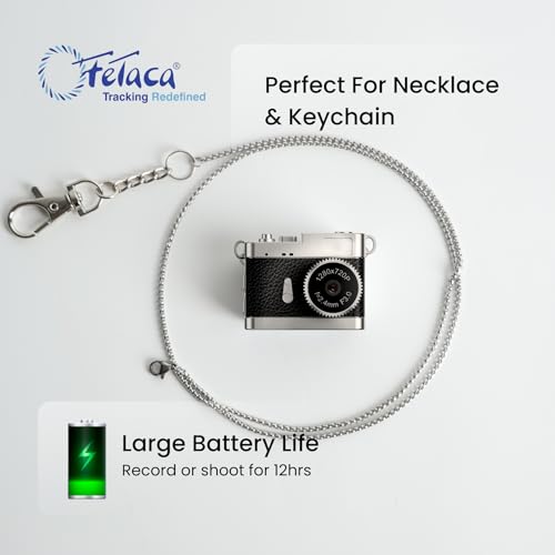 Image of FETACA Mini Digital Camera with Filter Modes, 720p HD Video, Flashlight & Keychain | Portable Cute Vlogging Camera for Travel, Gifts & Fun (White)