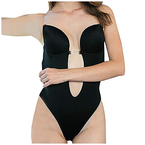 Soutien-gorge en V profond et jarretière ajustable : lingerie sexy femmes tout confort
