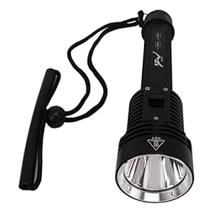 Duiklamp, Duikzaklamp, 1500 Lumen Duikzaklamp, IPX8 Waterdichte Duiklamp, Bereik 200-300 Meter Zaklamp, Voor Onderwater Diepzeegrot ‘s Nachts