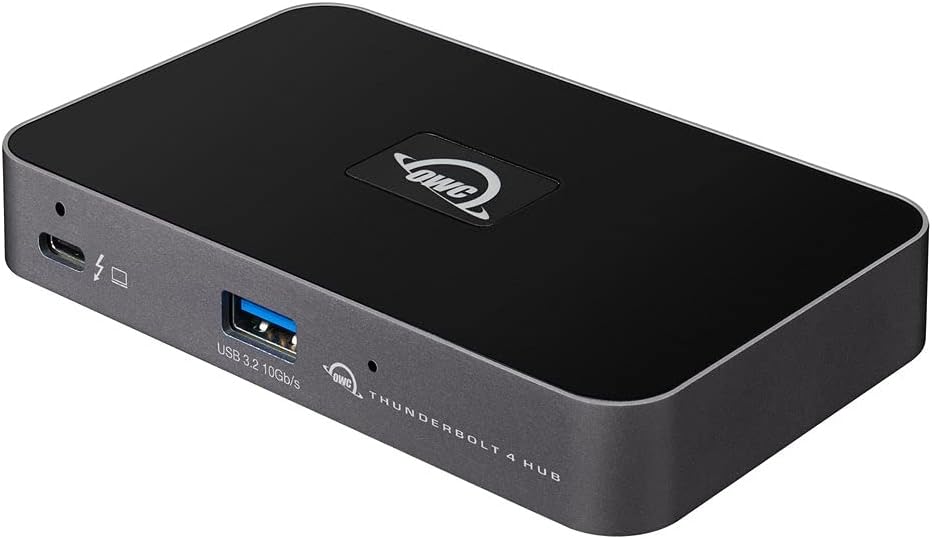 OWC Thunderbolt Hub - Thunderbolt 4 Hub with 5 ports for Mac and Windows, Black - Image 4