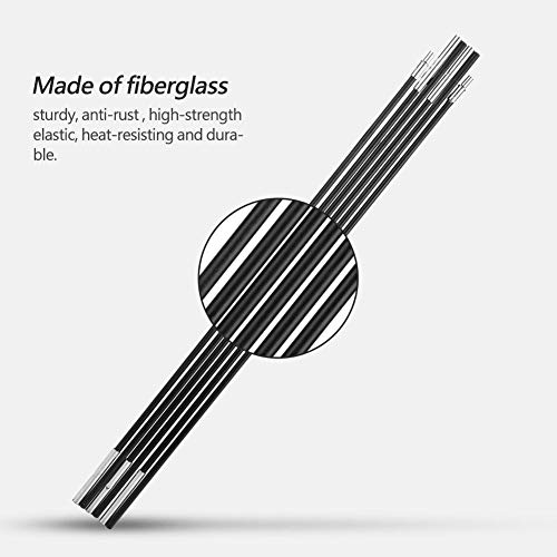 image for Ejoyous Tent-Stakes Tent Pole Replacement Kit, Fiberglass Rod Tent Pol
