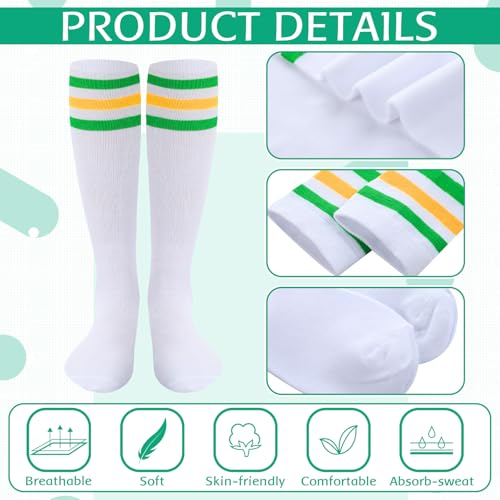 Image of Panitay 2 /12 /16 /24 Pairs Softball Soccer Socks Glitter Eye Black Stickers Team Spirit Accessories for Youth Women Sport Wear
