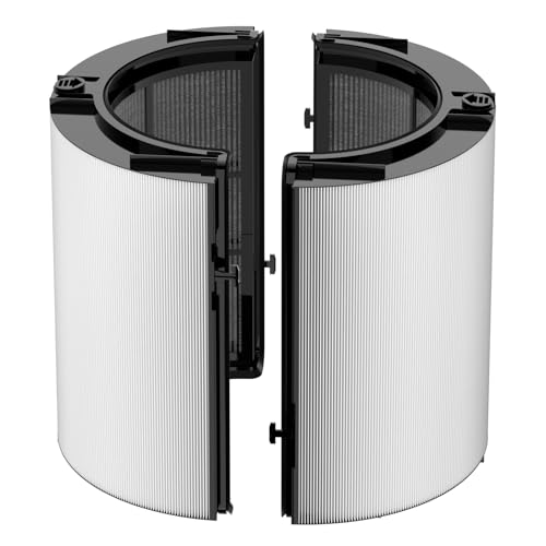 360° Combi 2-in-1 Replacement Filter for Dyson PH01, PH02, PH03, PH3A, PH04, HP04, HP4A, TP04, DP4A, DP04, HP06, TP06, HP07, TP7A, TP07, HP09, TP09, TP10, HP10, Part No. 970341-01, 1 PACK Black