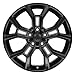 OE Wheels JP29 20 Inch Rim Fits Grand Cherokee Style 5x127 20x8.5 Satin Black - Hollander 95505 (1)