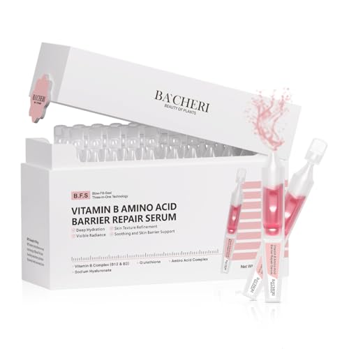 Vitamin B12 Serum for Face - Vitamin B Complex Ampoule with Glutathione,Hyaluronic Acid,...