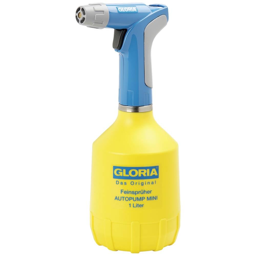 Gloria AutoPump Mini opryskiwacz precyzyjny, opryskiwacz do chwastów, 1 l, z zasilaniem bateryjnym