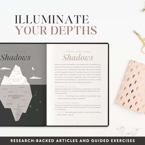 Shadow Work Journal & Workbook (Premium) for Personal Growth, Healing - Guided Audio, Exercises for Self-Reflection, Inspired by Carl Jung, Mindfulness & Mental Health - Image 5