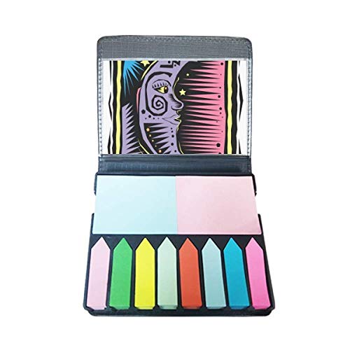Marque-page lune étoiles violet en boîte cadeau pour vos lectures du soir cosy