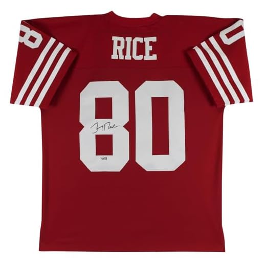 49ers Jerry Rice Signed Red Mitchell & Ness Jersey Fanatics - Autographed NFL Jerseys