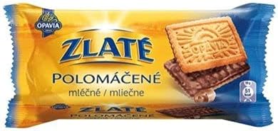 OpaviaZlate Polomacene Milk Wafers 100 g