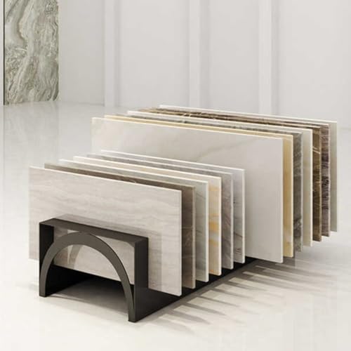 Soporte para azulejos de madera de 14 niveles ideal para sala de exposiciones 5