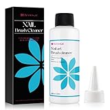 Arousar Nail Brush Cleaner, 120ml Acrylic Brush Cleaner for Nail Art Brushes, Liquid Gel Nail Polish Brush Cleaner for Nails Brush Cleaning